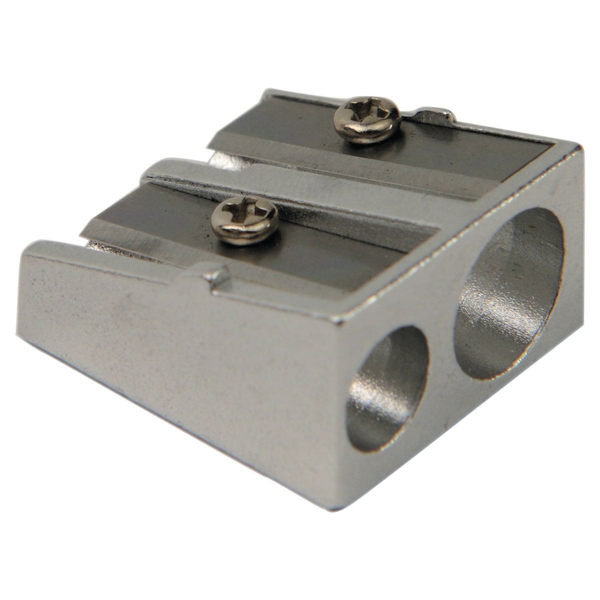 Pencil Sharpener - Metal With Double Hole 1