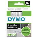 DYMO Authentic D1 Labels - Black Print on White Tape, 12 mm x 7 m 1