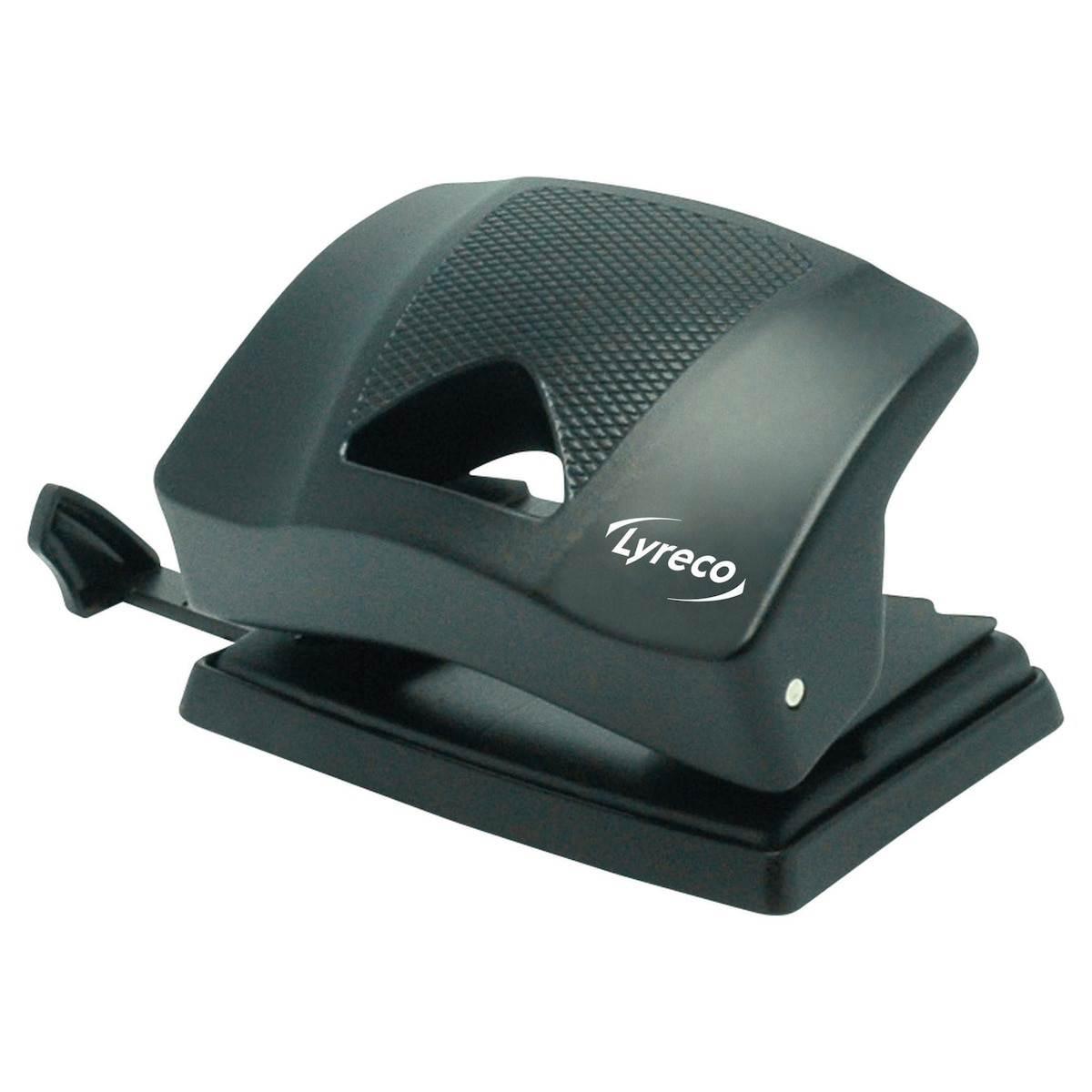 Lyreco Light Hole Punch 2-Hole 20-Sheet Black 1