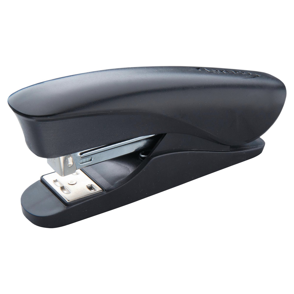 Lyreco Plastic Stapler Half-Strip No.26/6 Black 1