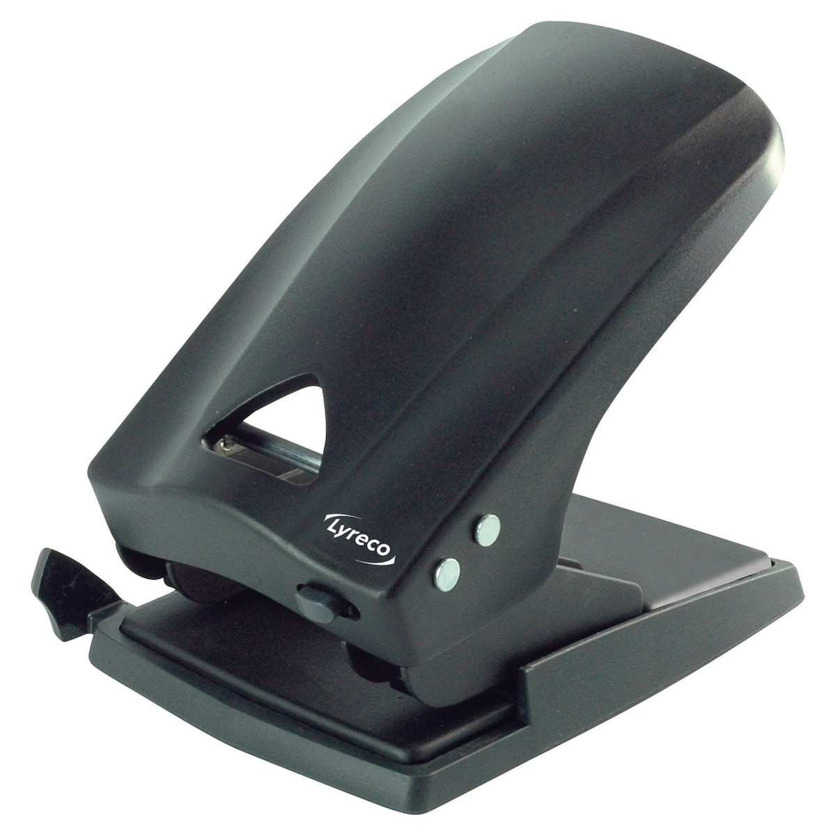 Lyreco Heavy Duty 2 Hole Punch Black - 70 Sheet Capacity 1