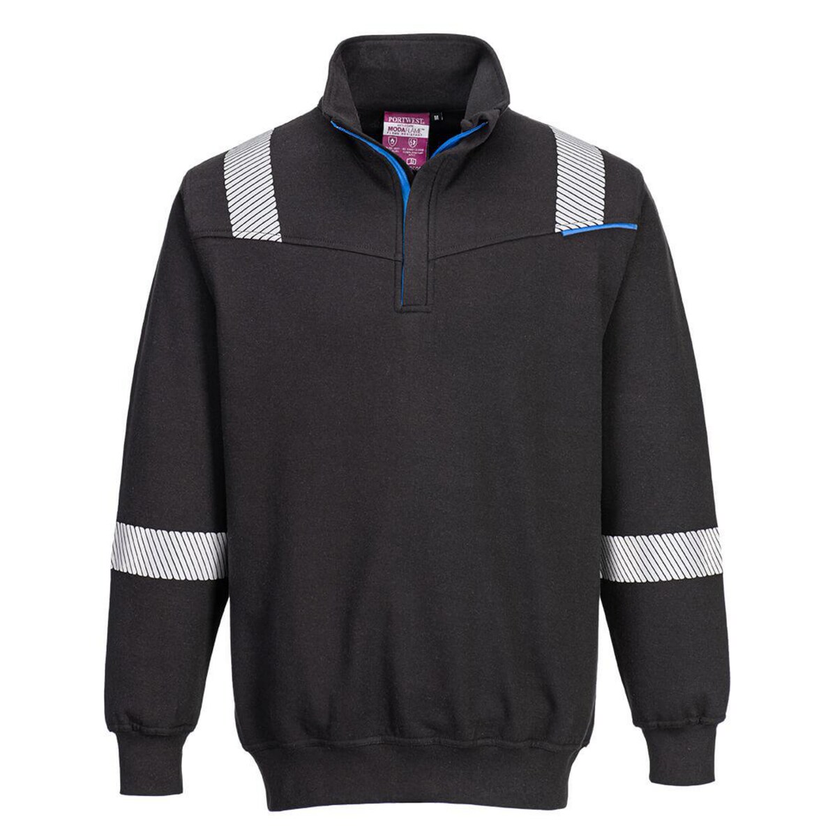 Portwest FR710 FR Sweatshirt XL Black 1