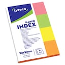 Lyreco Paper Index Markers 20x50mm 200-Sheet Asst 1
