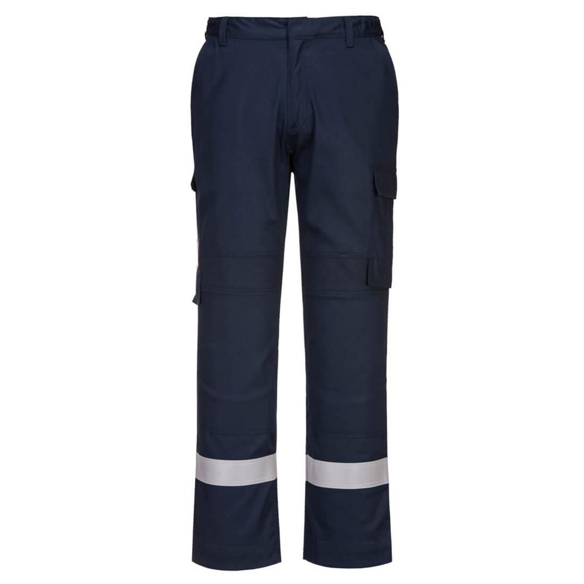 Portwest FR401 Bizflame Work Lightweight Stretch Panelled Trousers XXL R Navy 1