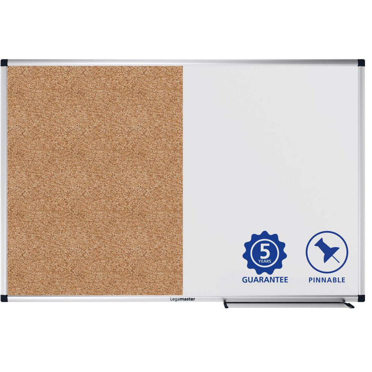 Legamaster Combi-Board Half Cork/Half Whiteboard - 600 X 900mm 1