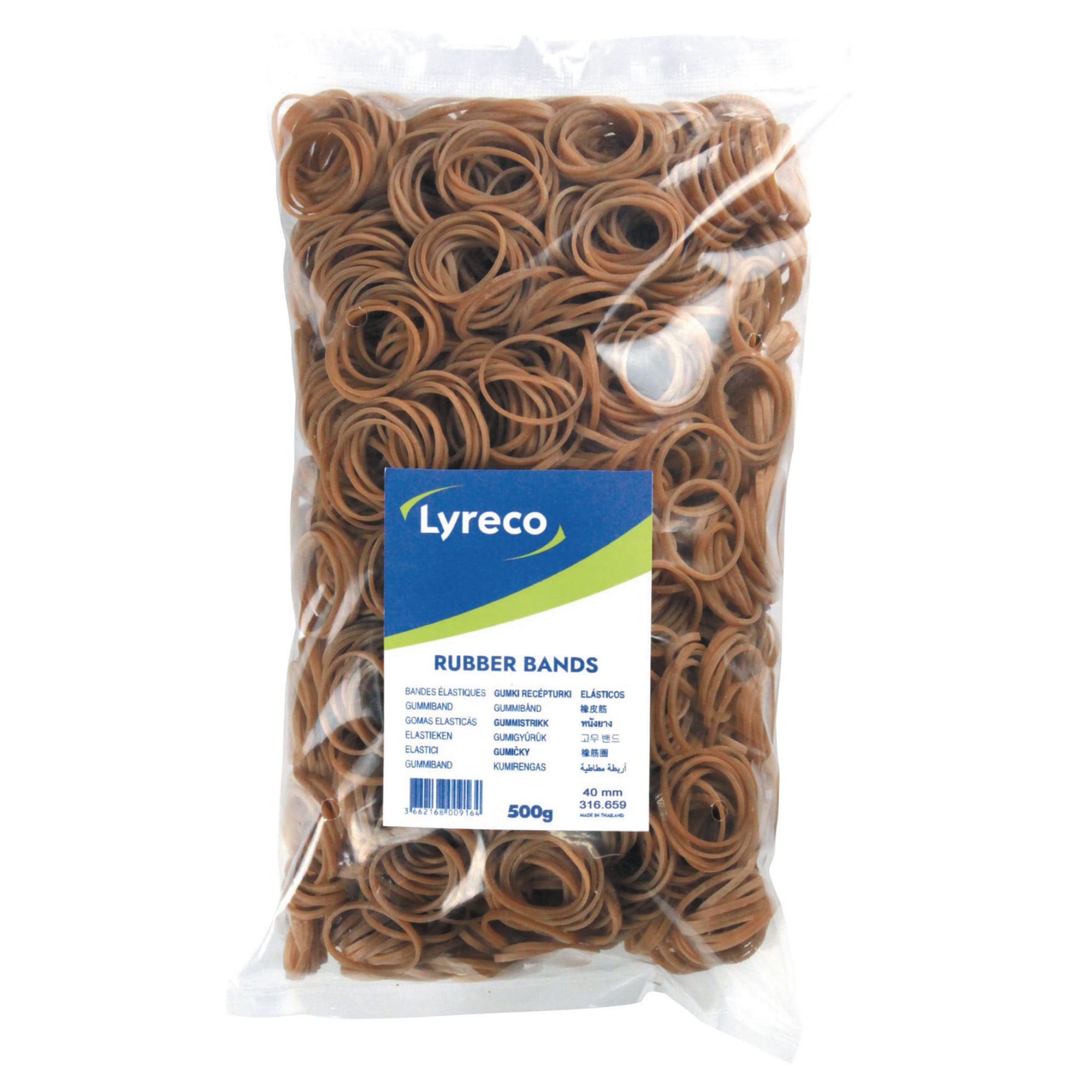 Rubber Band Roco Lyreco Rubber Bands 2x40mm - 500g | Lyreco