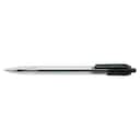 Wiz Retractable Ball Point Black Stick Pens 0.7mm Line Width - Box of 50 1