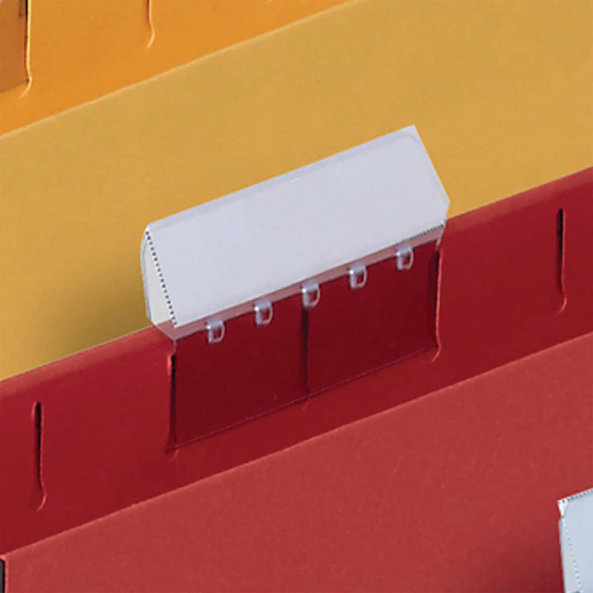 Lyreco Premium Suspension File Tabs Clear - Pack Of 25 1