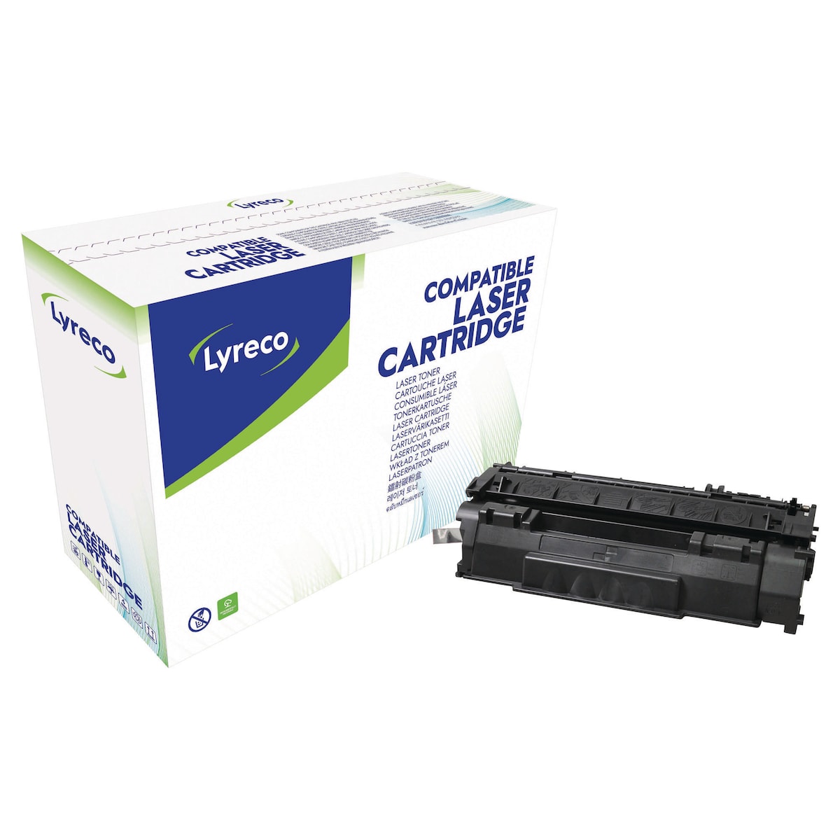 Lyreco Compatible 53A Laser Cart HP Q7553A - Black 1