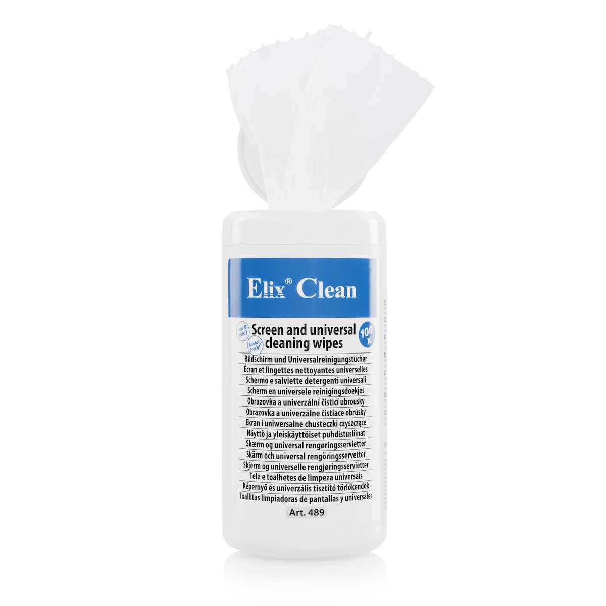 Elix Wipes: Screen & Multi-Purpose Cleaning Solution - Pack of 100 1