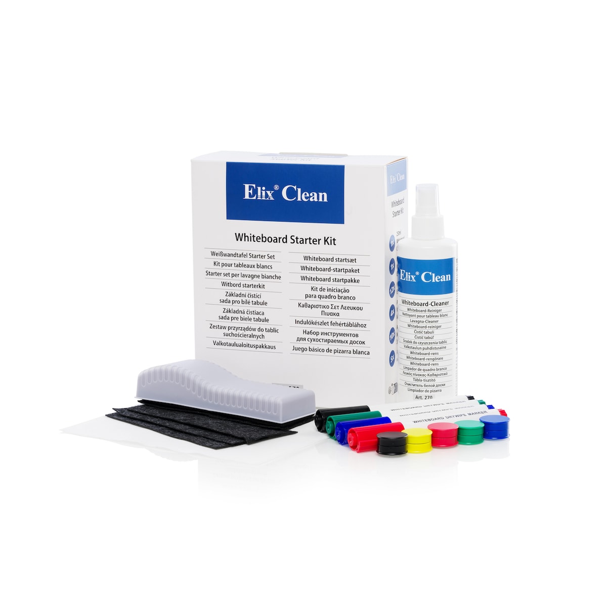 Elix Cleaning Kit: Comprehensive Whiteboard Solution 1