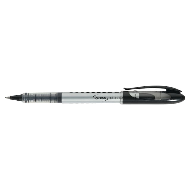 Lyreco Liquid Ink Rollerball Pen Fine Black - Pack Of 12 1