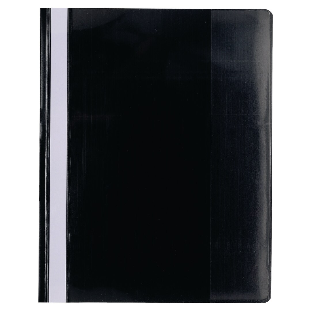 Exacompta PVC Transfer File A4 - Black, Pack of... | Lyreco