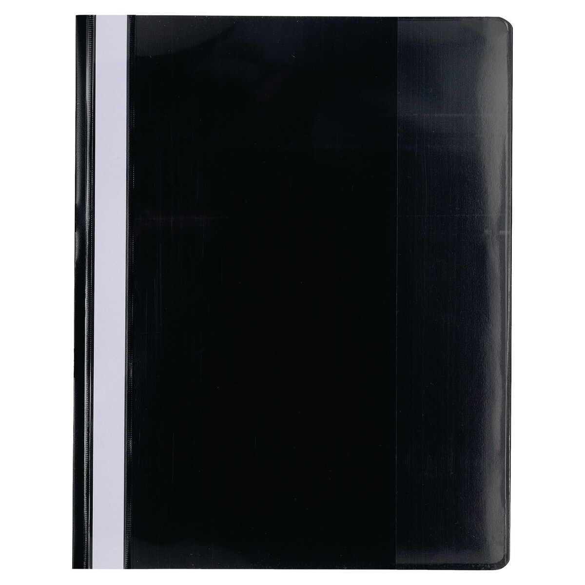 Exacompta PVC Transfer File A4 - Black, Pack of 10 1