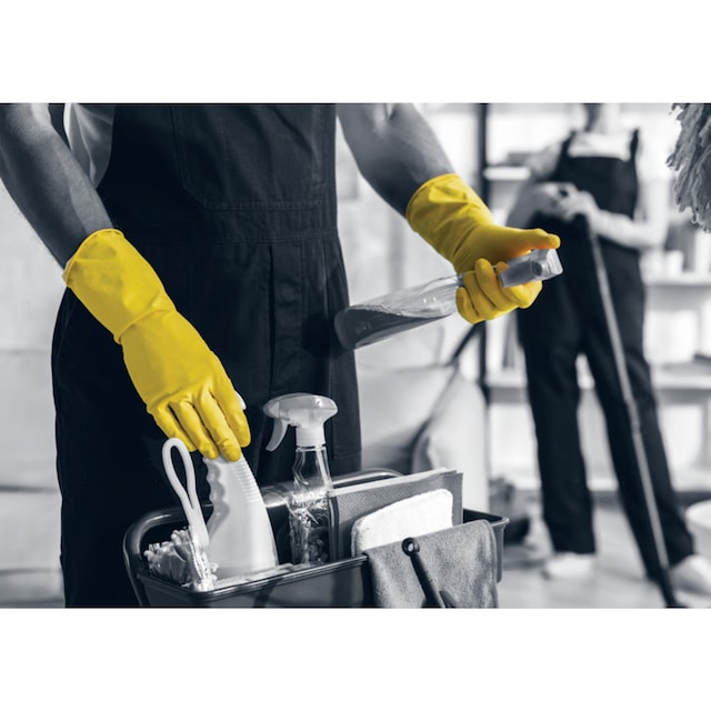 Unigloves Unicare Household Gloves (12 Pairs of Yellow - Size L) 1