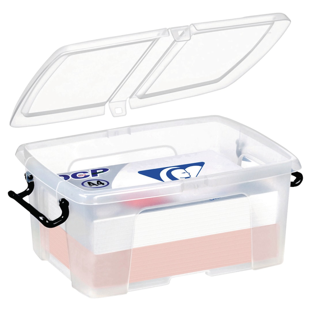 Strata Filing Box Strata Clear 12 Litre Smart Storemaster Box... | Lyreco