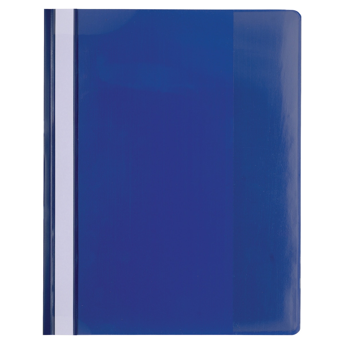 Exacompta PVC A4 Maxi Flat Bar Presentation Folders, Blue - Pack of 10 1