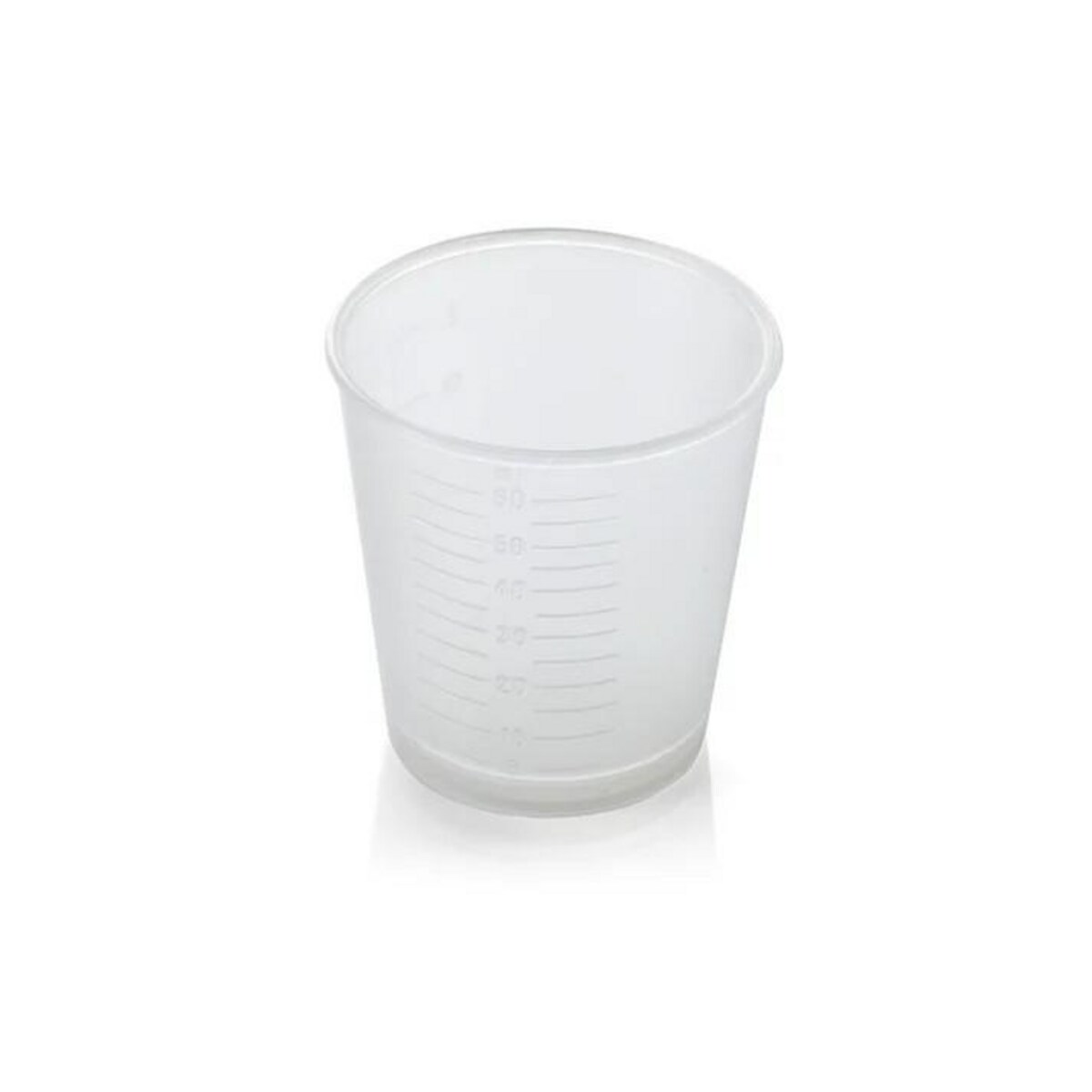 Medicine Measure Polypropylene 60ml Graduated Pack of 50 1