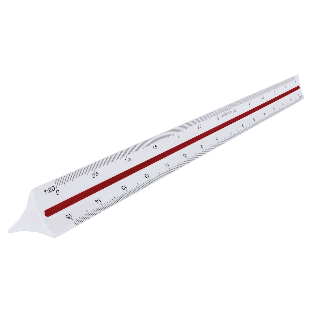Maped Scale Ruler 1/20, 1/25, 1/50, 1/75,... | Lyreco