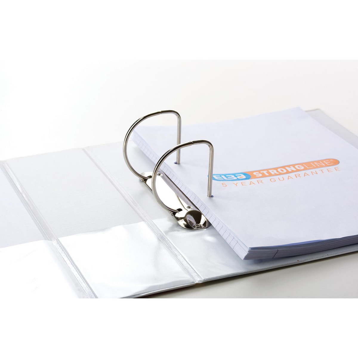 Elba Ring Binder Panorama Presentation Binder A4+ 65mm capacity 2 D-ring White 1
