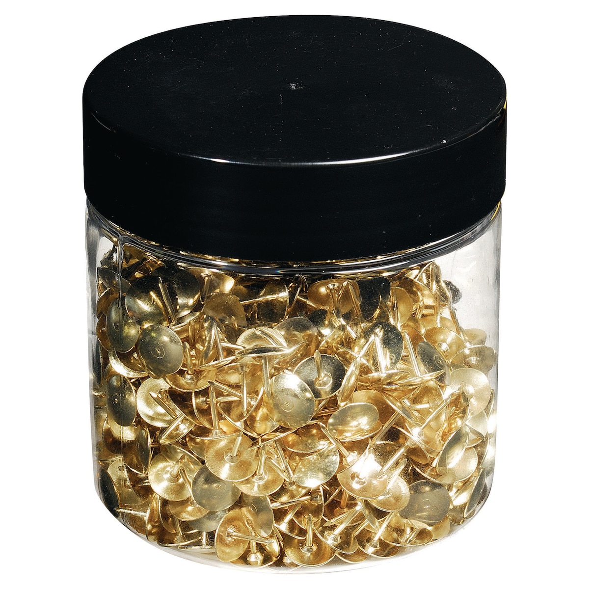 Exacompta 9mm Drawing Pins, Brass - Box of 750 1