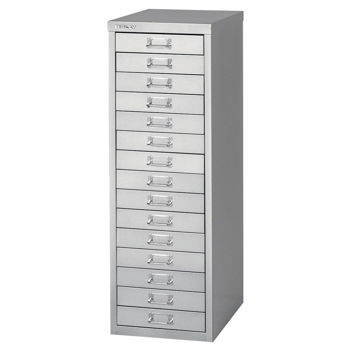Multi Drawer Cabinet - 15 Drawer  - Grey - 890mm x 279mm x 380mm 1