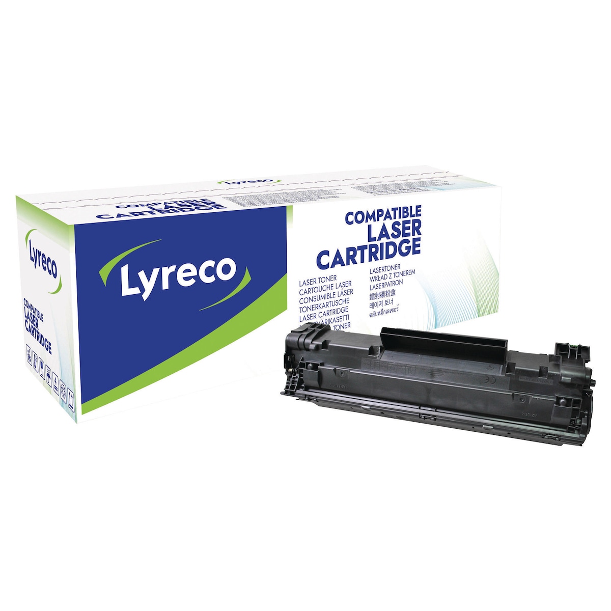 Lyreco Compatible 85A HP CE285A Print Cartridge Black 1