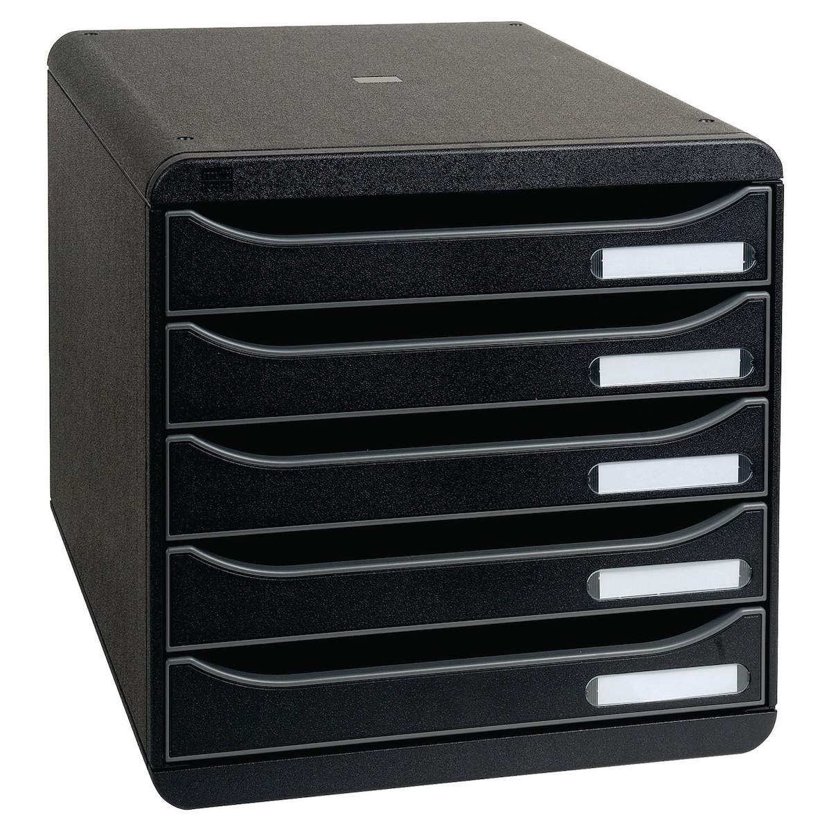 Exacompta BIG-BOX PLUS Recycled 5 Drawer Set, Black 1