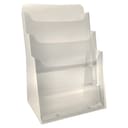 Exacompta 155x237x339mm Desk Literature Holder - Clear 1