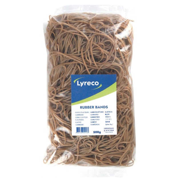 Lyreco Rubber Bands 2x180mm - 500g 1