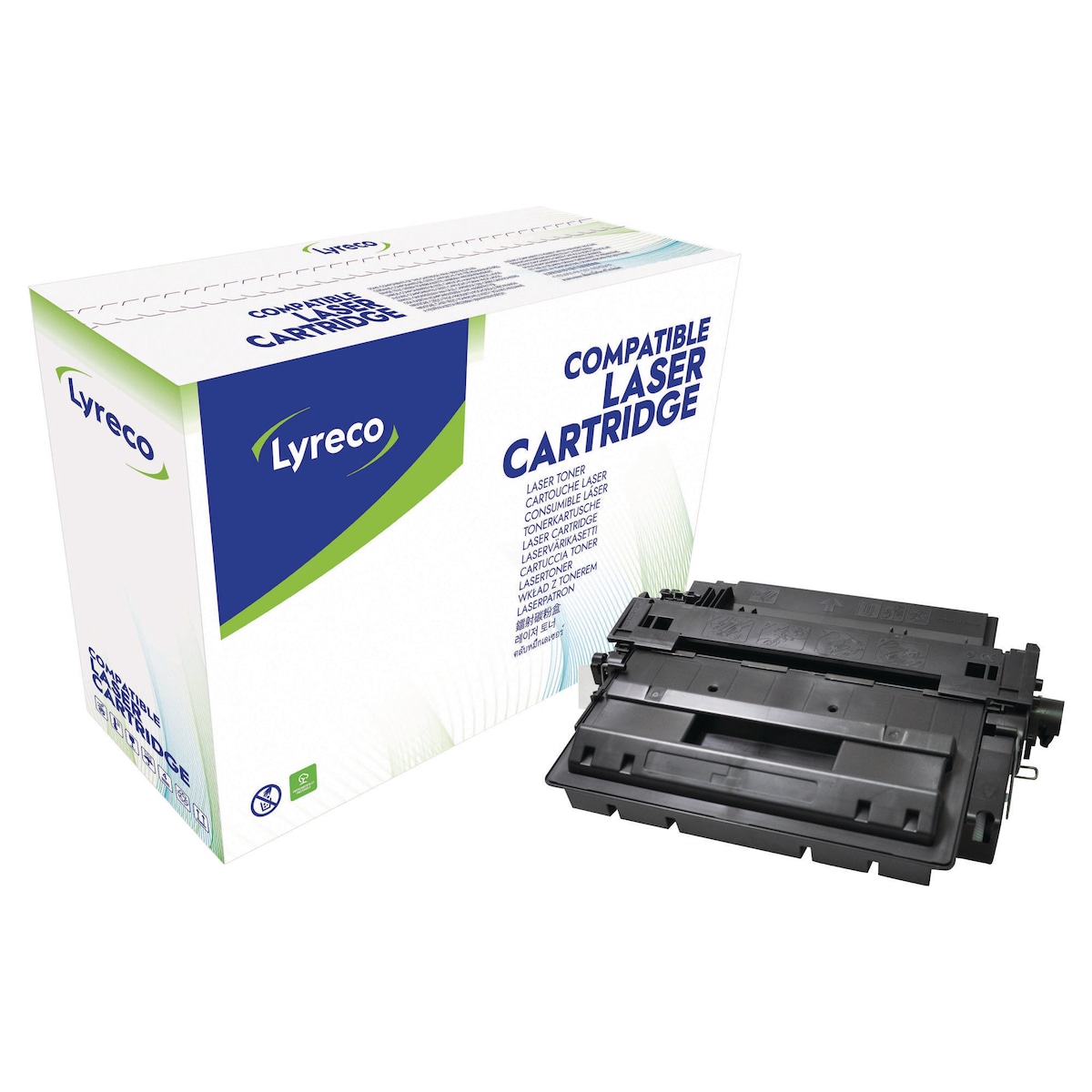 Lyreco Compatible 55XX High Yield Print Cartridge HP CE255XX - Black 1