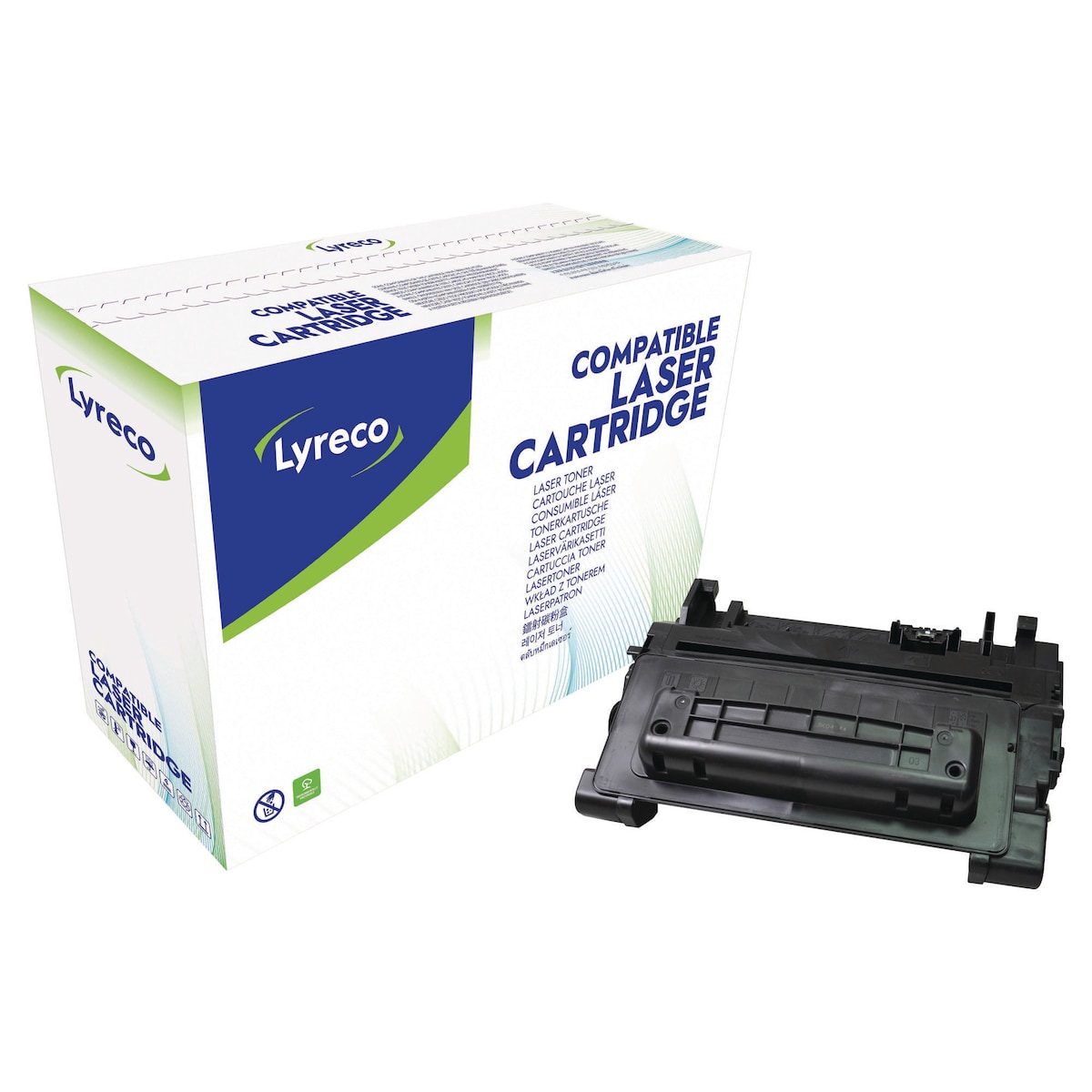 Lyreco Compatible 90A HP Laser Cartridge CE390A - Black 1