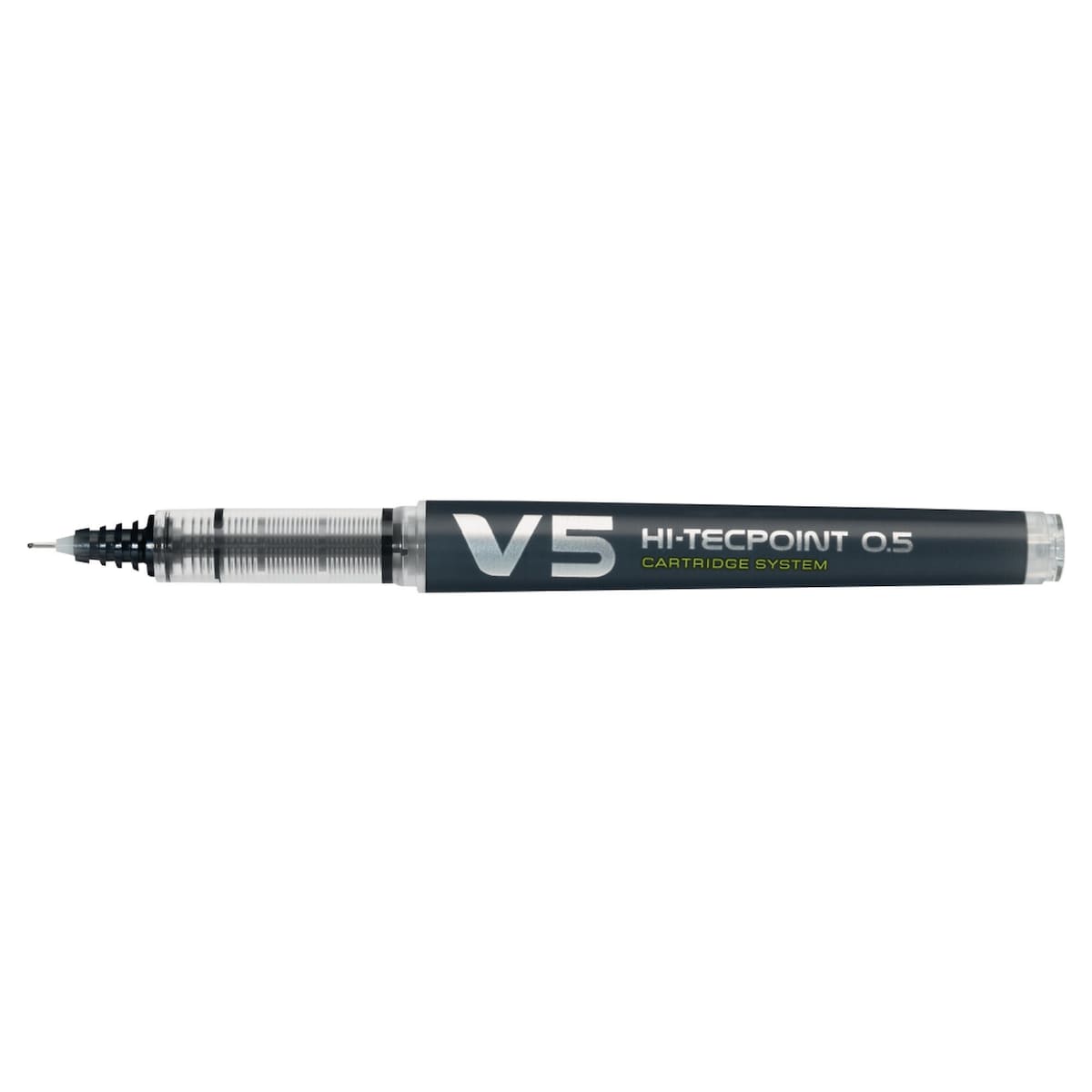 Pilot V5 Hi-Tec Point Roller Cartridge System Pen Black Box of 10 1