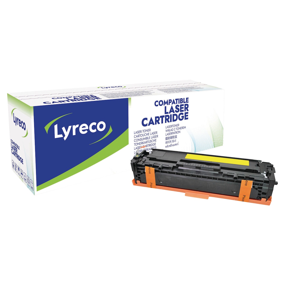 Lyreco Compatible 131A  Laser Cartridge HP CF212A Yellow 1
