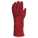 Deltaplus CA615K Leather Red Welder Gloves - Size 10 1