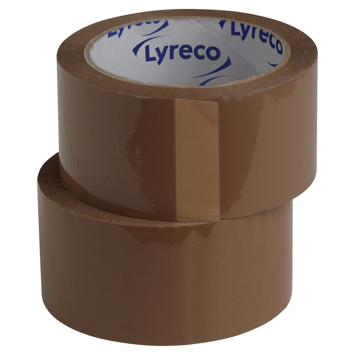 Lyreco No-Noise Packaging Tape 50mm 100m Brown - Pack Of 6 1