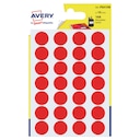 Avery Dot Labels 15mm Red Pack of 168 1