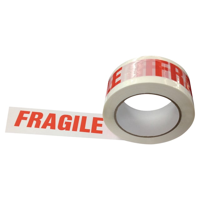 Fragile PP No Noise Packtape 50X100M - Pack of 6 1