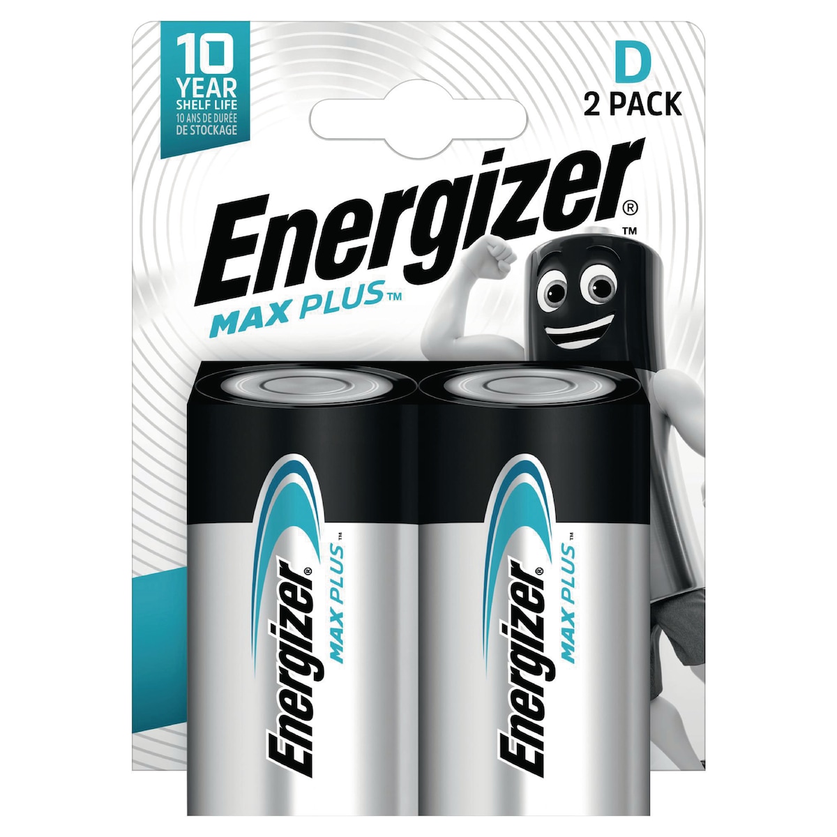 Energizer Alkaline Max Plus D Batteries - 2 Pack 1