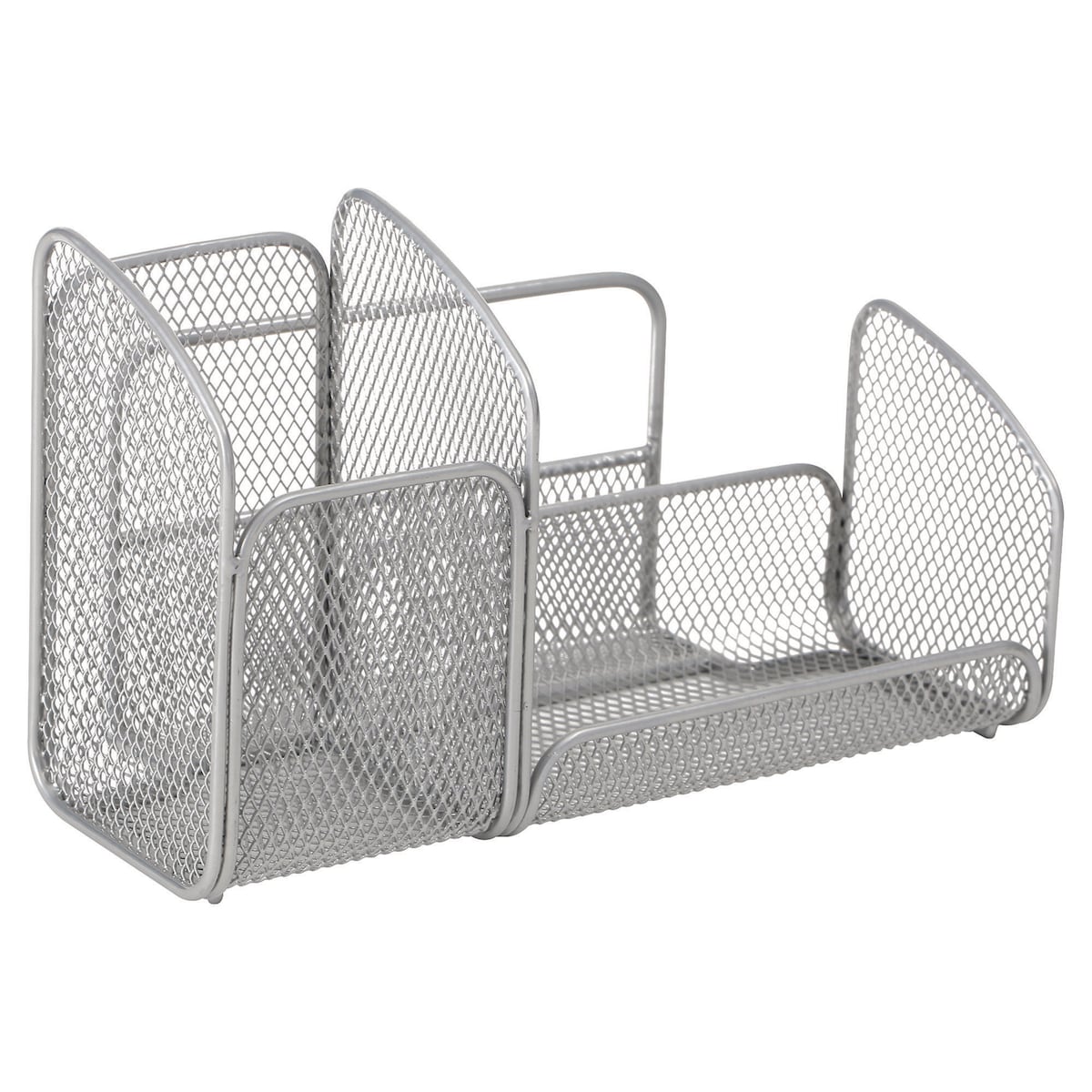 Alba Meshtri M Mesh Desk Organizer Silver 1