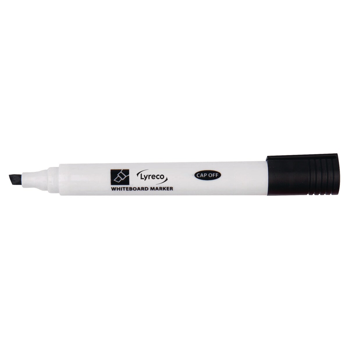 Lyreco Whiteboard Markers Chisel Black - Pack Of 10 1