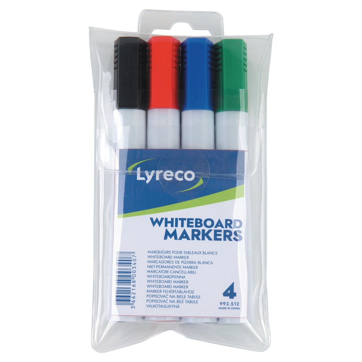 Lyreco Whiteboard Markers Chisel Asst - Pack Of 4 1