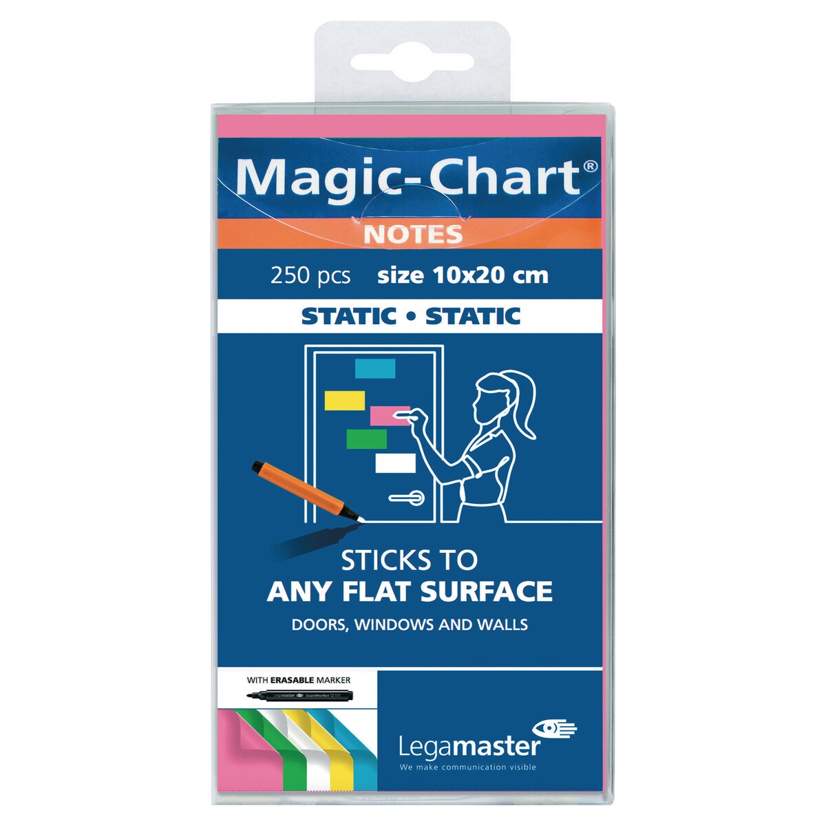 Magic Notes Tags Legamaster Assorted Magic Notes 100mm X 200mm -... | Lyreco