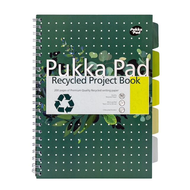 Pukka Recycled A4 Project Book 1
