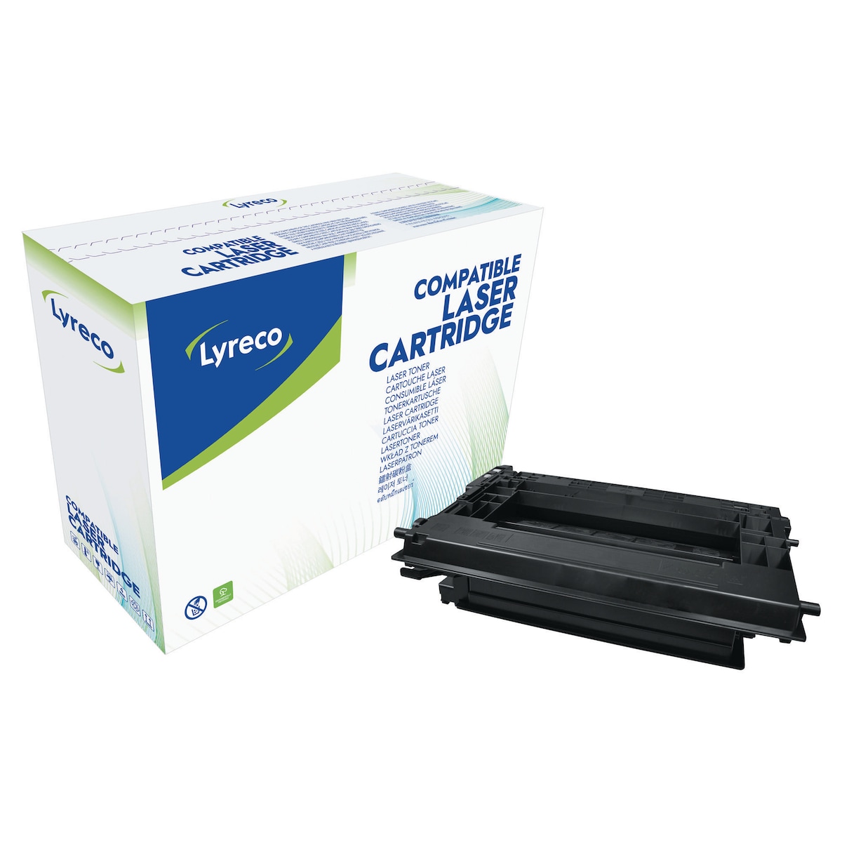 Lyreco Compatible 37A HP CF237A Toner Cartridge Black 1