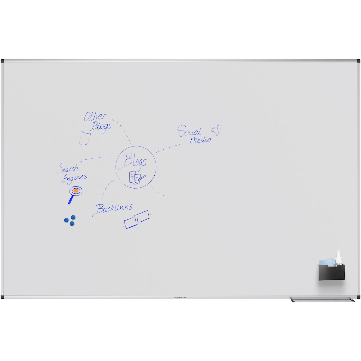 Legamaster Unite Plus Whiteboard 120x180mm 1