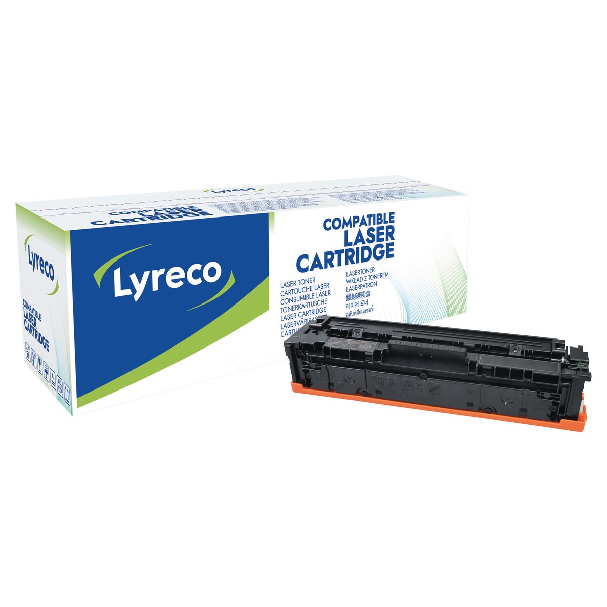 Lyreco Compatible 203A HP CF540A Toner Cartridge Black 1