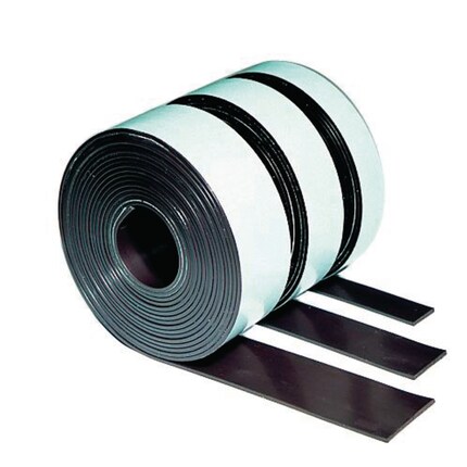 5m Anisotropes Magnetband Schwarz 1x10mm Magnetklebeband für LED Trockenbauprofi