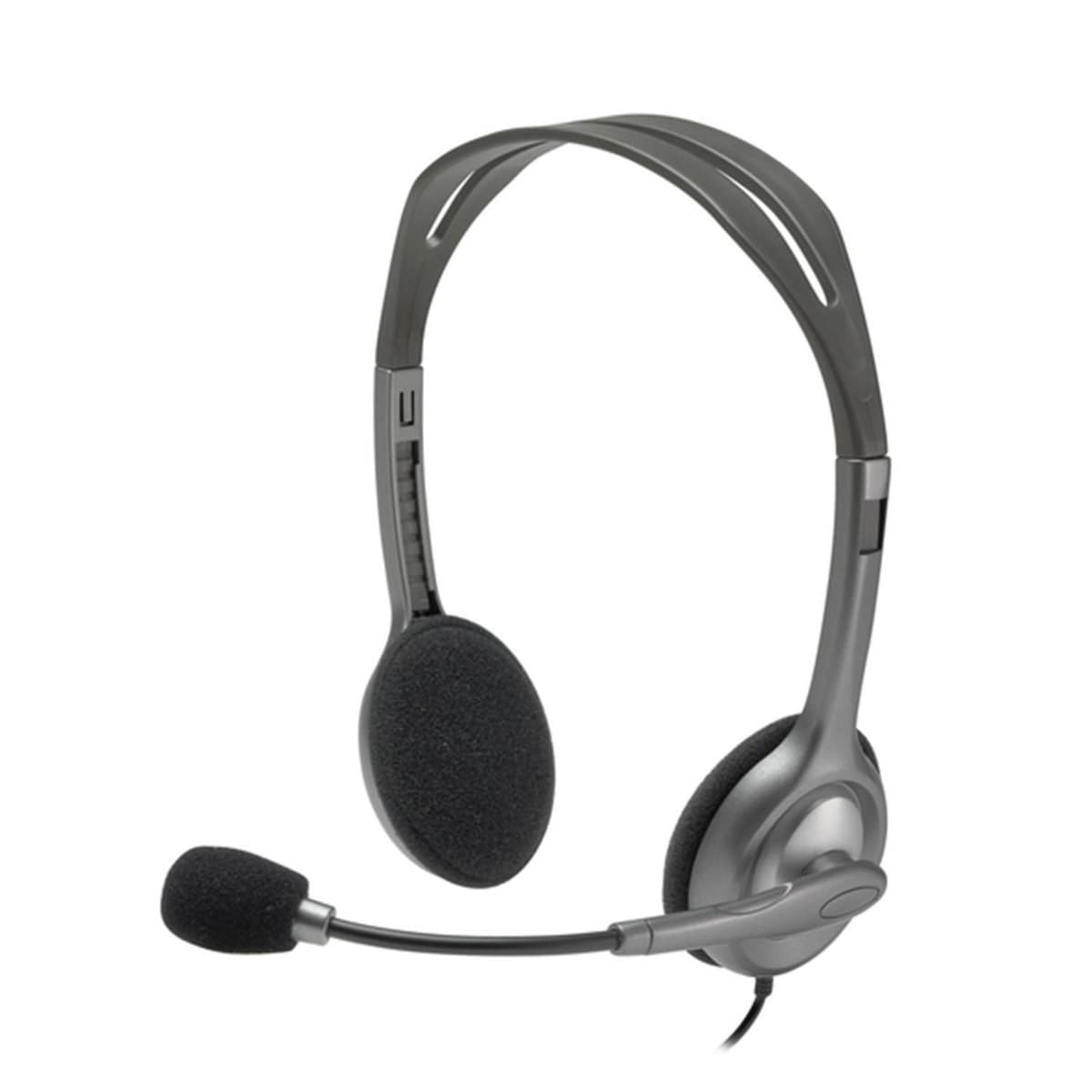 Logitech H111 Binaural Head-Band Gre 1