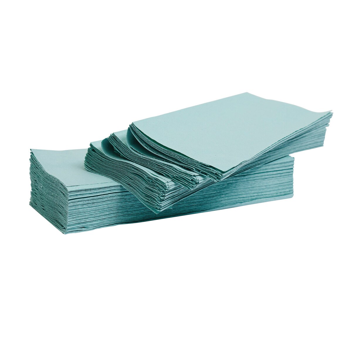 Green V-Fold  Hand Towels 1 Ply - Pack of 3510 1